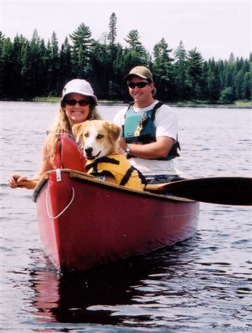 Our first canoe trip with Jessie
